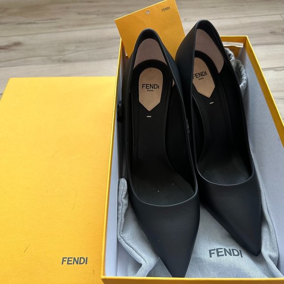 Fendi Shoes - FENDI Leather Heels